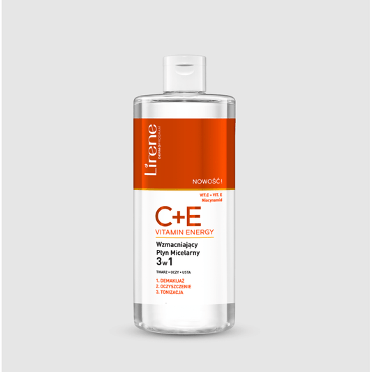 Lirene C+E VITAMIN ENERGY Strengthening micellar water 3 in 1 400 ml Lirene Krem Anti Rrudhë