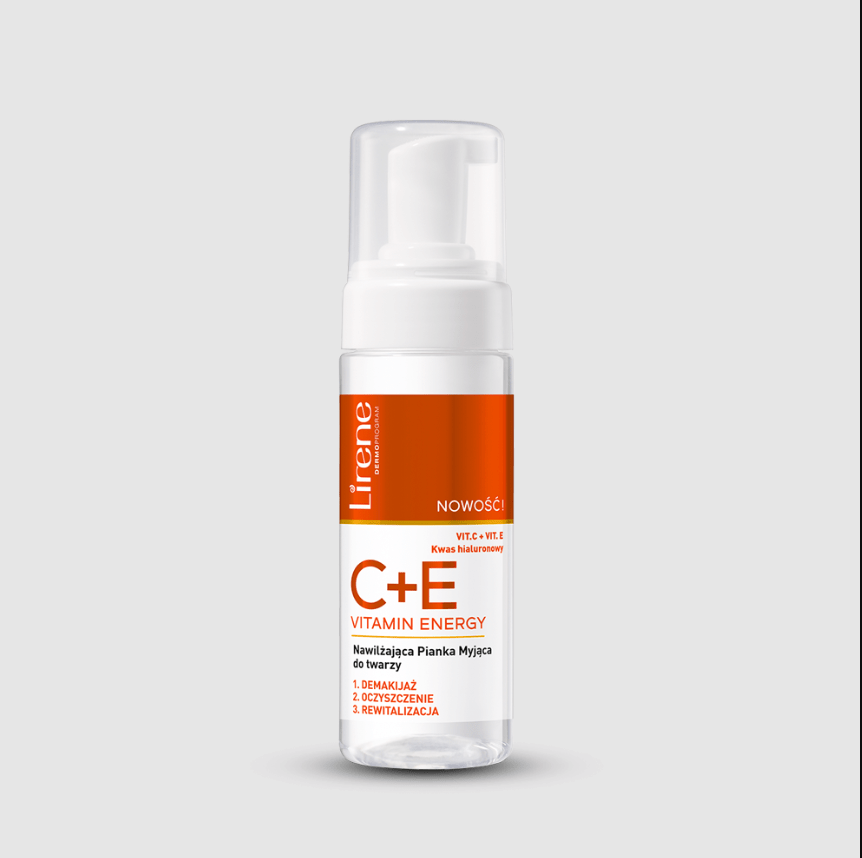 Lirene C+E VITAMIN ENERGY Moisturizing facial cleansing foam 150 ml Lirene Krem Fytyre