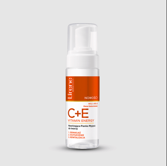 Lirene C+E VITAMIN ENERGY Moisturizing facial cleansing foam 150 ml Lirene Krem Fytyre