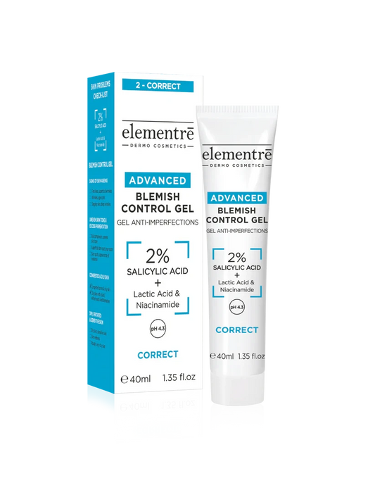 2% Salicylic Acid Advanced Blemish Control Gel Elementrē dermo cosmetics 2 - CORRECT