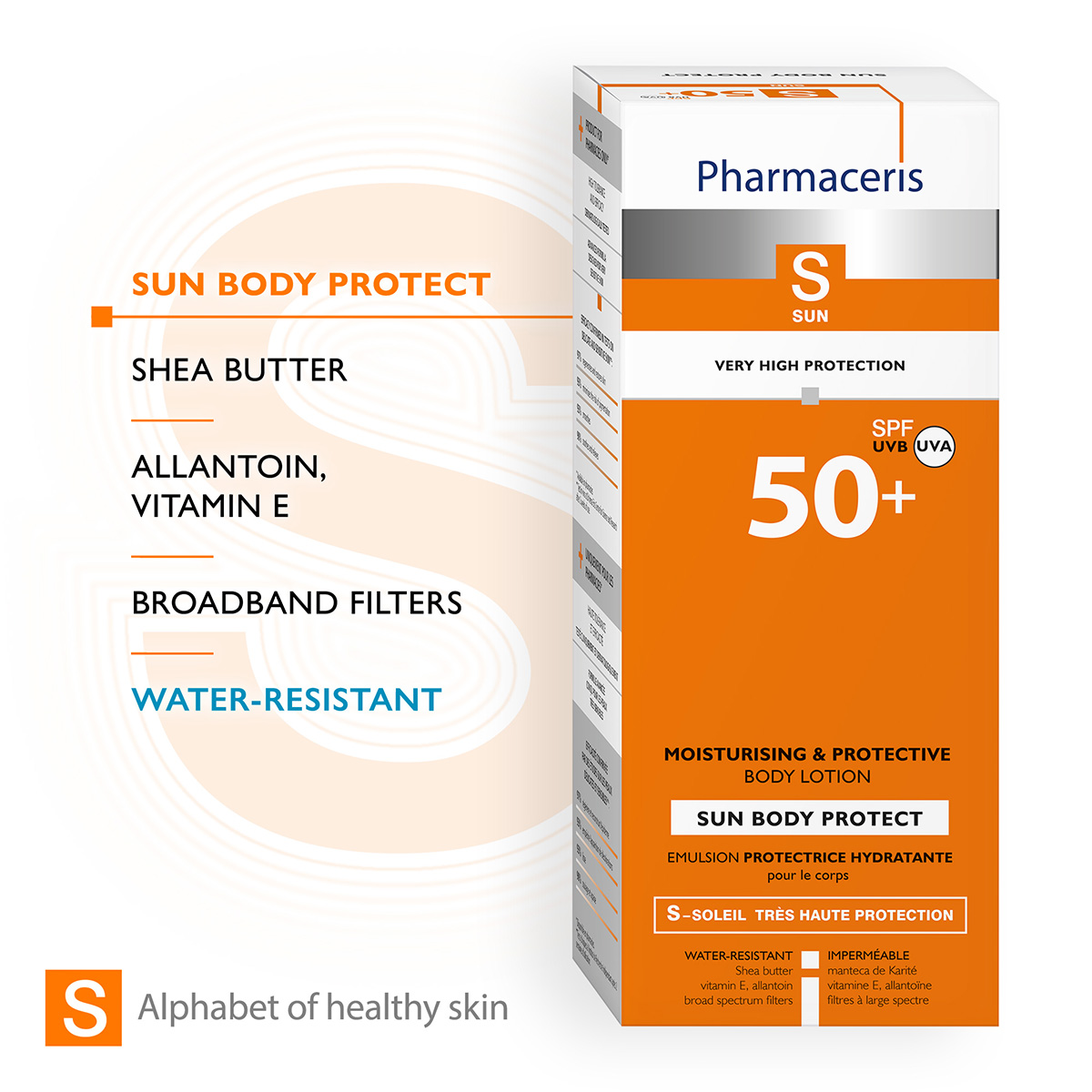 PHARMACERIS BODY HYDROLIPID SPF 50+ Pharmaceris Krem Dielli
