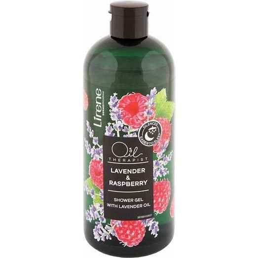 Lirene OIL THERAPIST Shower gel with essential oil LAVENDER & RASPBERRY 400 ml Lirene Shampo Trupi