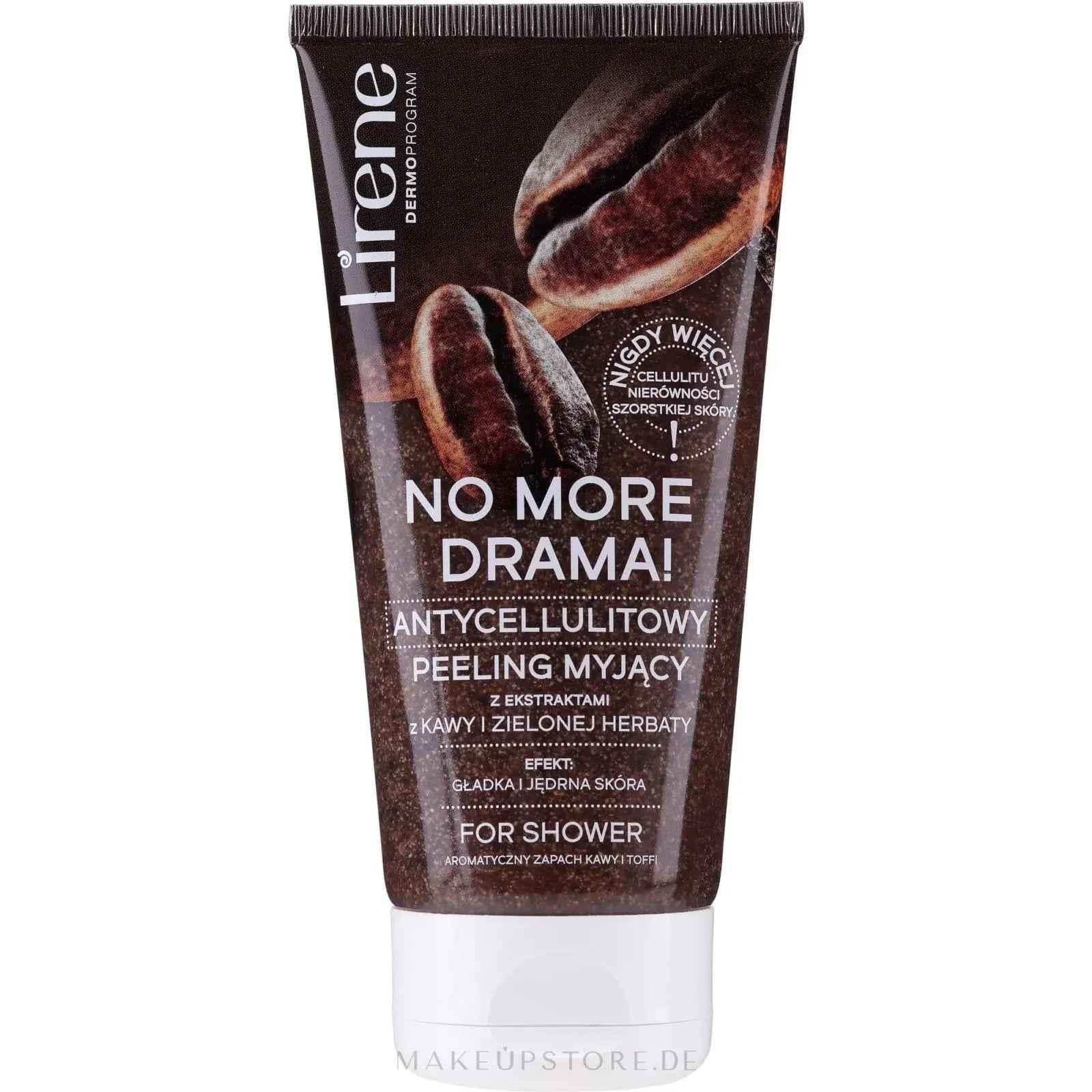 Anti-cellulite body peeling with green tea & coffee extract Lirene Scrub Trupi