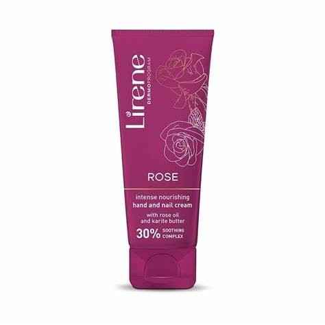 ROSE Intensely nourishing hand and nail cream with karite butter Lirene Krem Duarsh