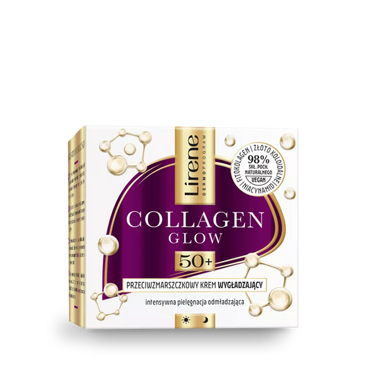 Lirene COLLAGEN GLOW Anti-wrinkle smoothing cream 50+ Lirene Krem Anti Rrudhë