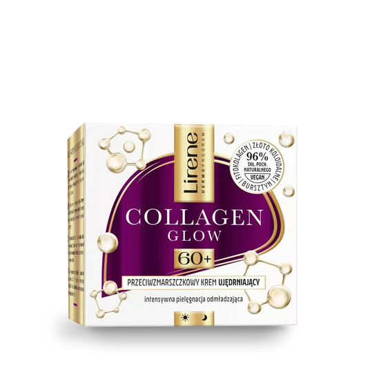 COLLAGEN GLOW ANTI-WRINKLE FIRMING CREAM 60+ Lirene Krem Anti Rrudhë