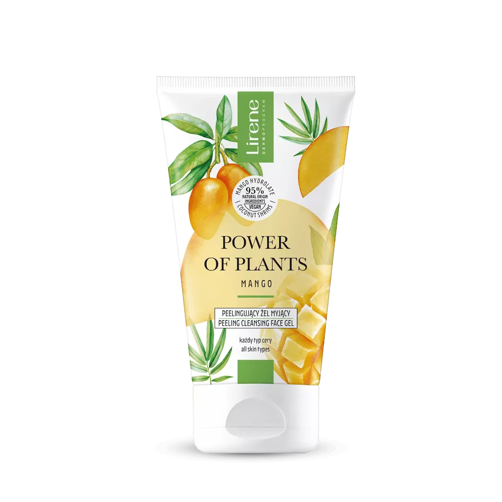 POWER OF PLANTS MANGO PEELING CLEANSING FACE GEL Lirene Peeling Fytyre