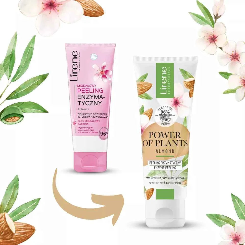 Power of Plants ALMOND Enzyme face peeling Lirene Peeling Fytyre