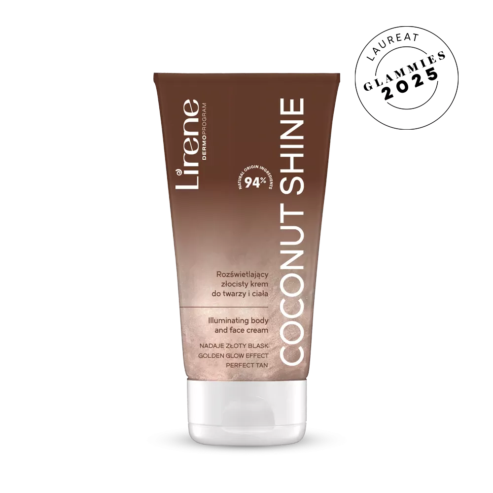 Lirene PERFECT TAN Illuminating golden body and face cream COCONUT SHINE 150 ml Lirene Nxirës