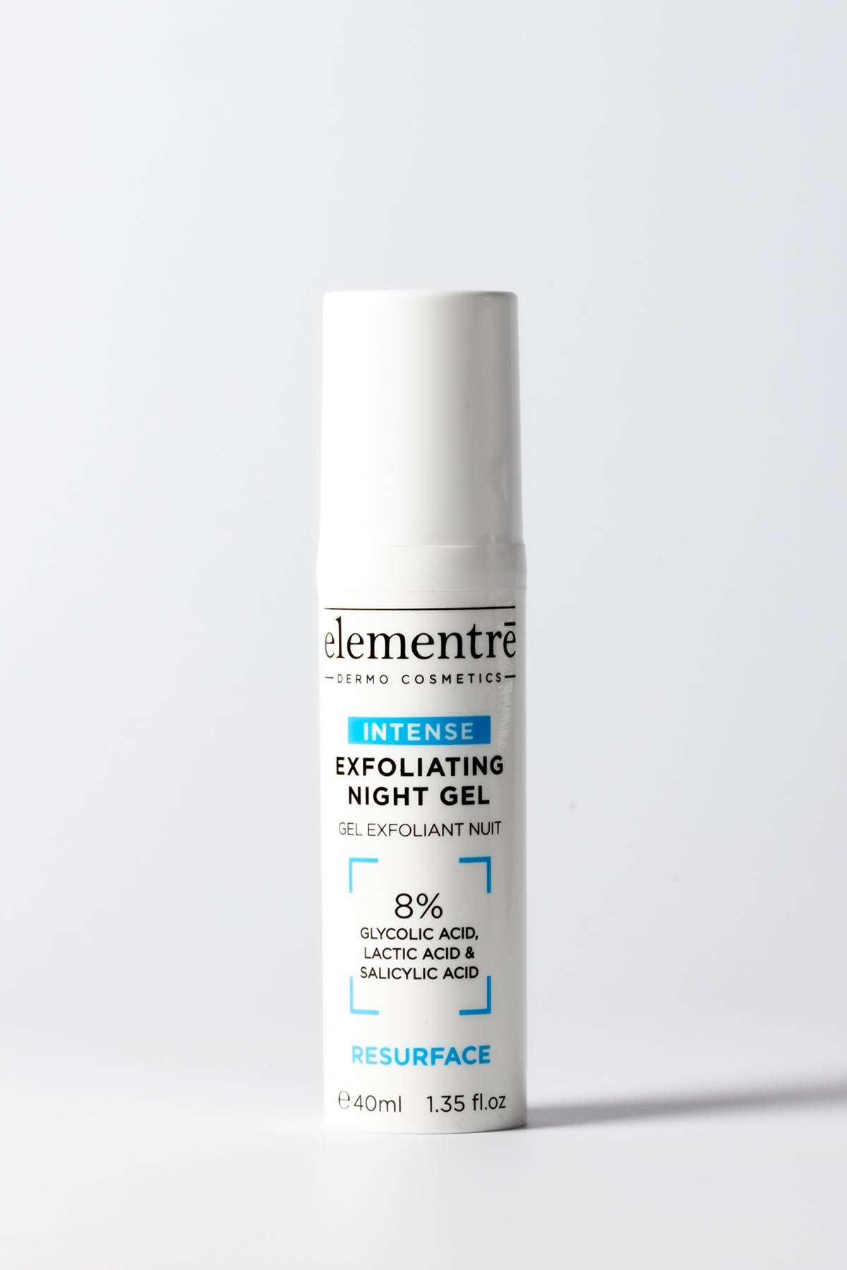 8% Glycolic, Lactic & Salicylic Acids Exfoliating Night Gel elementrē dermo cosmetics 1 - PREPARE