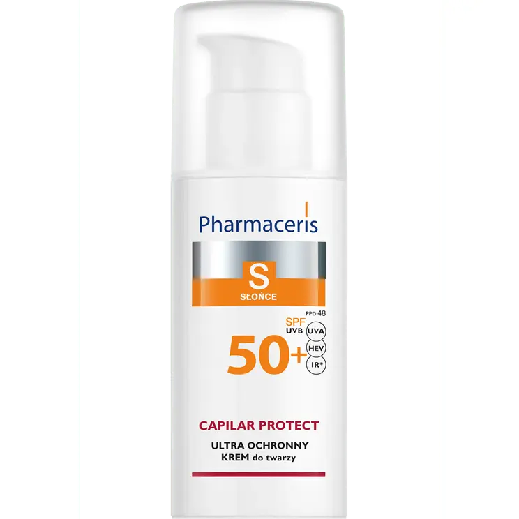 CAPILAR & SUN PROTECT SPF 50+ Pharmaceris Krem Dielli