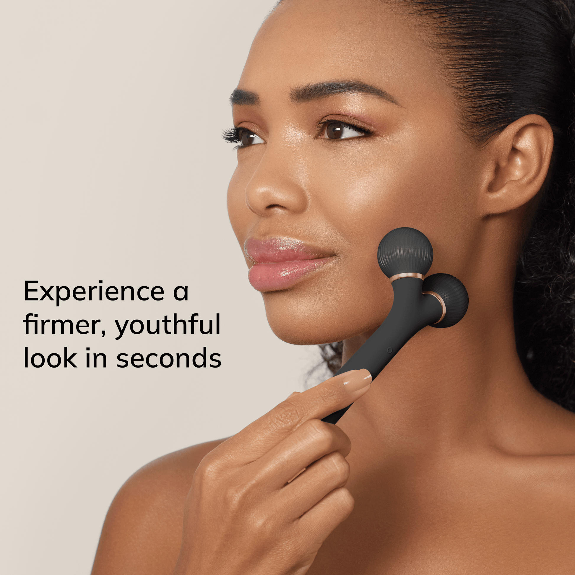 SmartAppGuided™ Sonic Facial Roller | 4 in 1 Geske Paisje të kujdesit personal