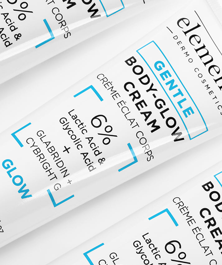 Gentle Body-Glow Cream - 6% Lactic & Glycolic Acid elementrē dermo cosmetics BODY
