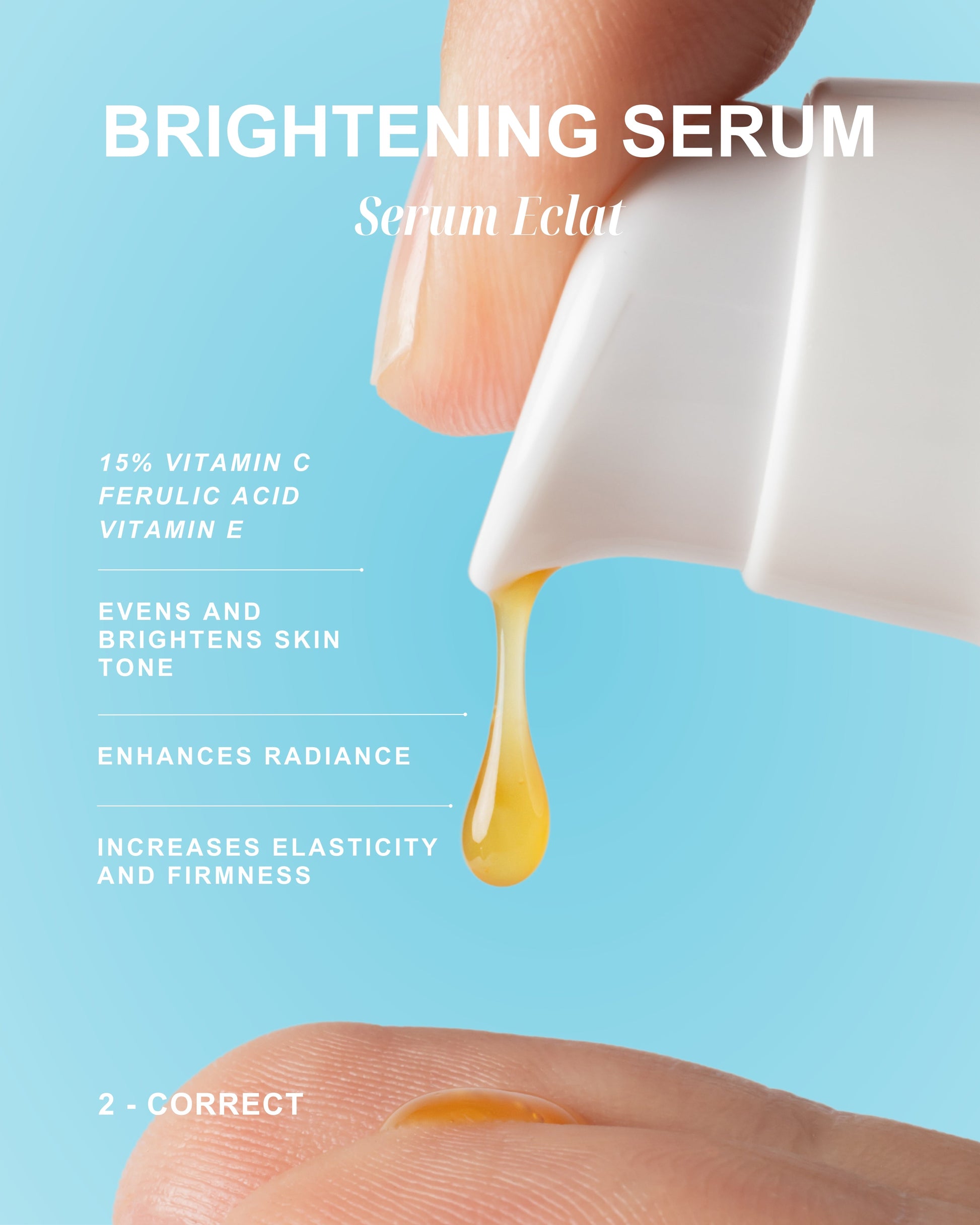 15% Vitamin C Brightening Serum elementrē dermo cosmetics 2 - CORRECT