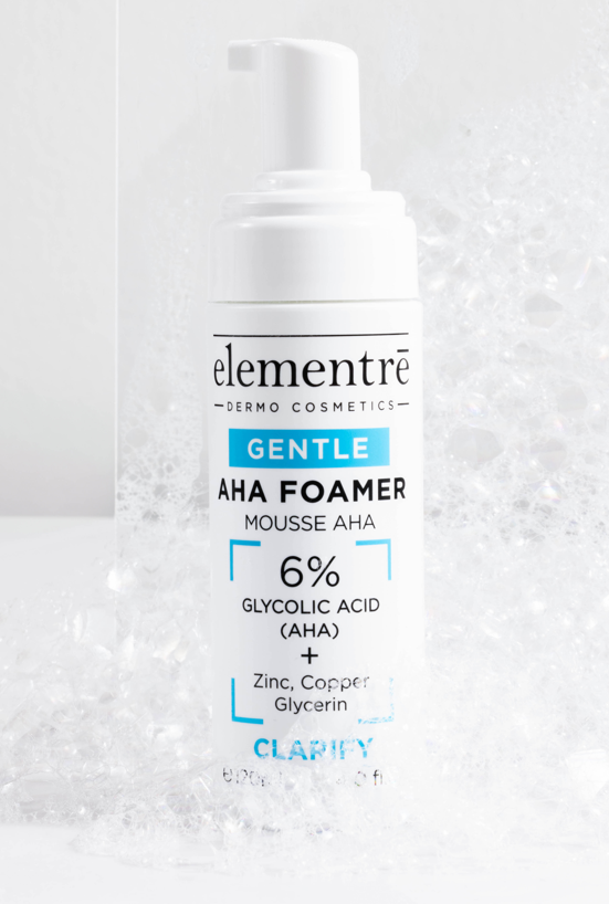 6% AHA Foamer Gentle Exfoliating Cleanser elementrē dermo cosmetics 1 - PREPARE