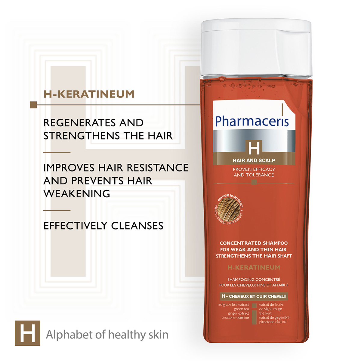 H-KERATINEUM Pharmaceris Shampo