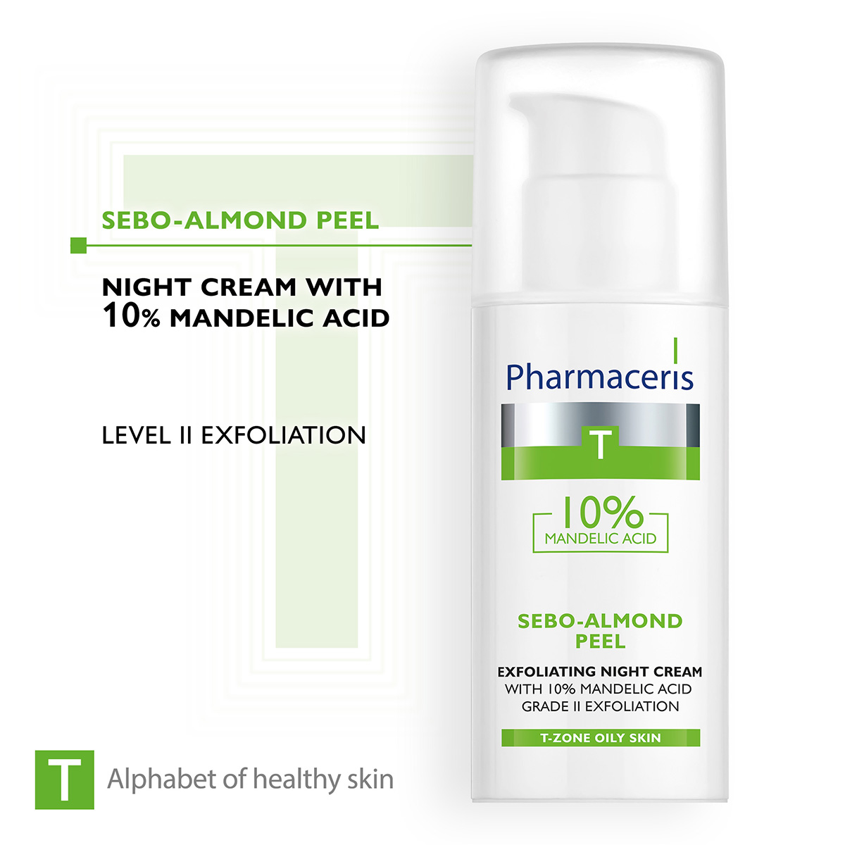 SEBO- ALMOND PEEL 10% Pharmaceris Krem Fytyre
