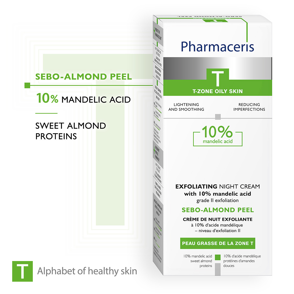 SEBO- ALMOND PEEL 10% Pharmaceris Krem Fytyre