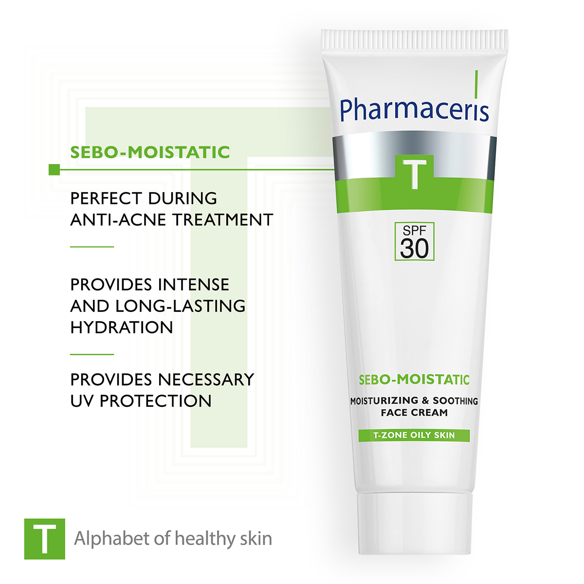 SEBO-MOISTATIC SPF 30+ Pharmaceris Krem Fytyre