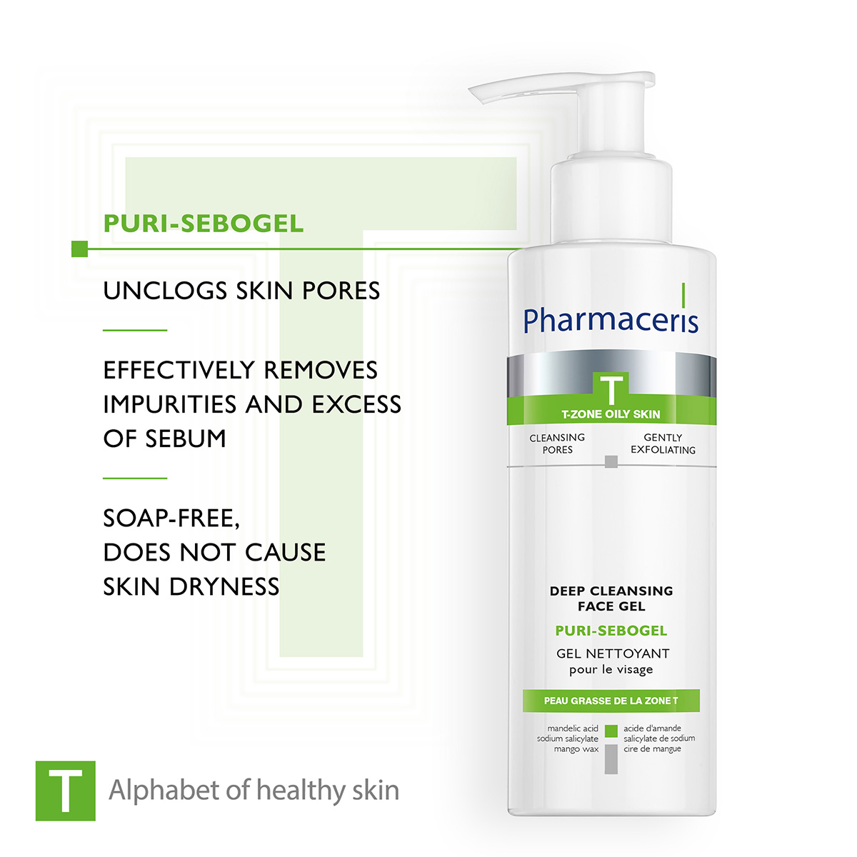 PURI-SEBOGEL Pharmaceris Xhel Pastrues
