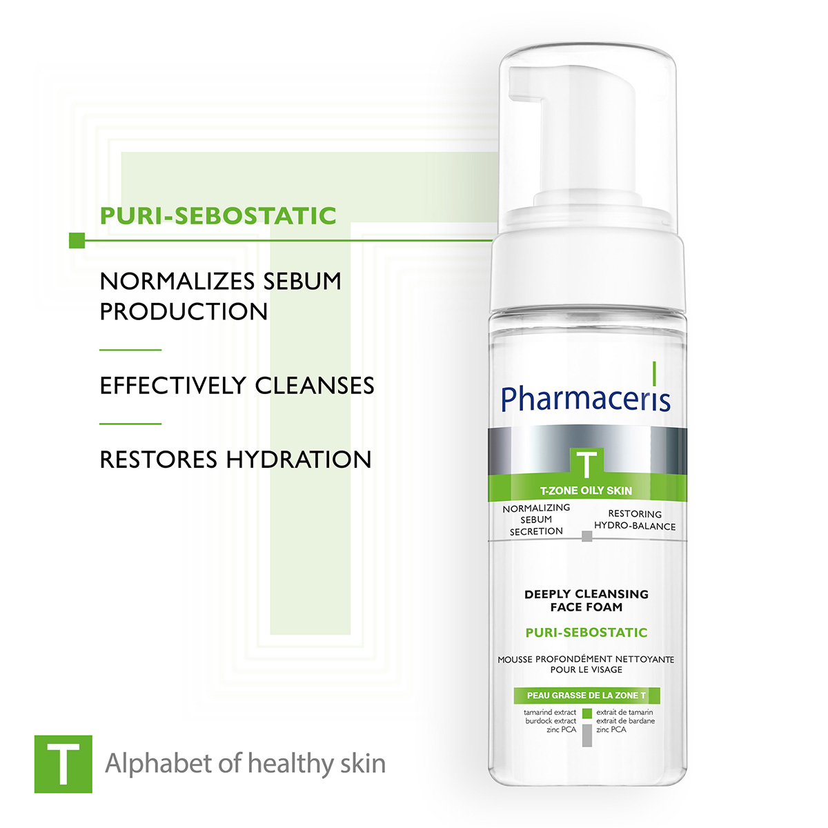 PURI-SEBOSTATIC Pharmaceris Shkumë Pastruese