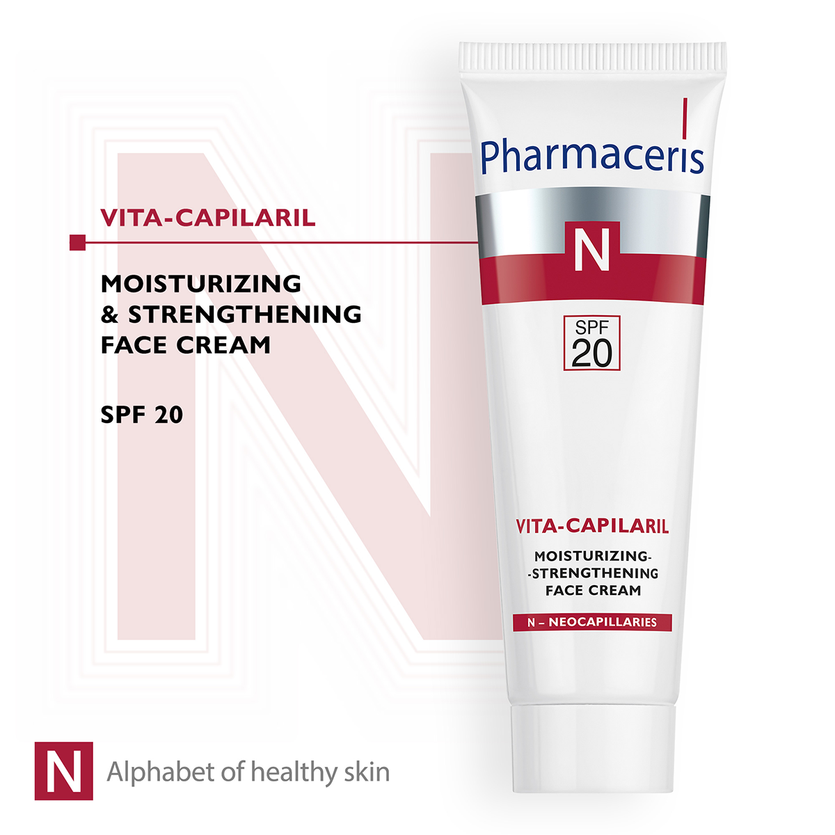 VITA-CAPILARIL SPF 20+ Pharmaceris Krem Fytyre