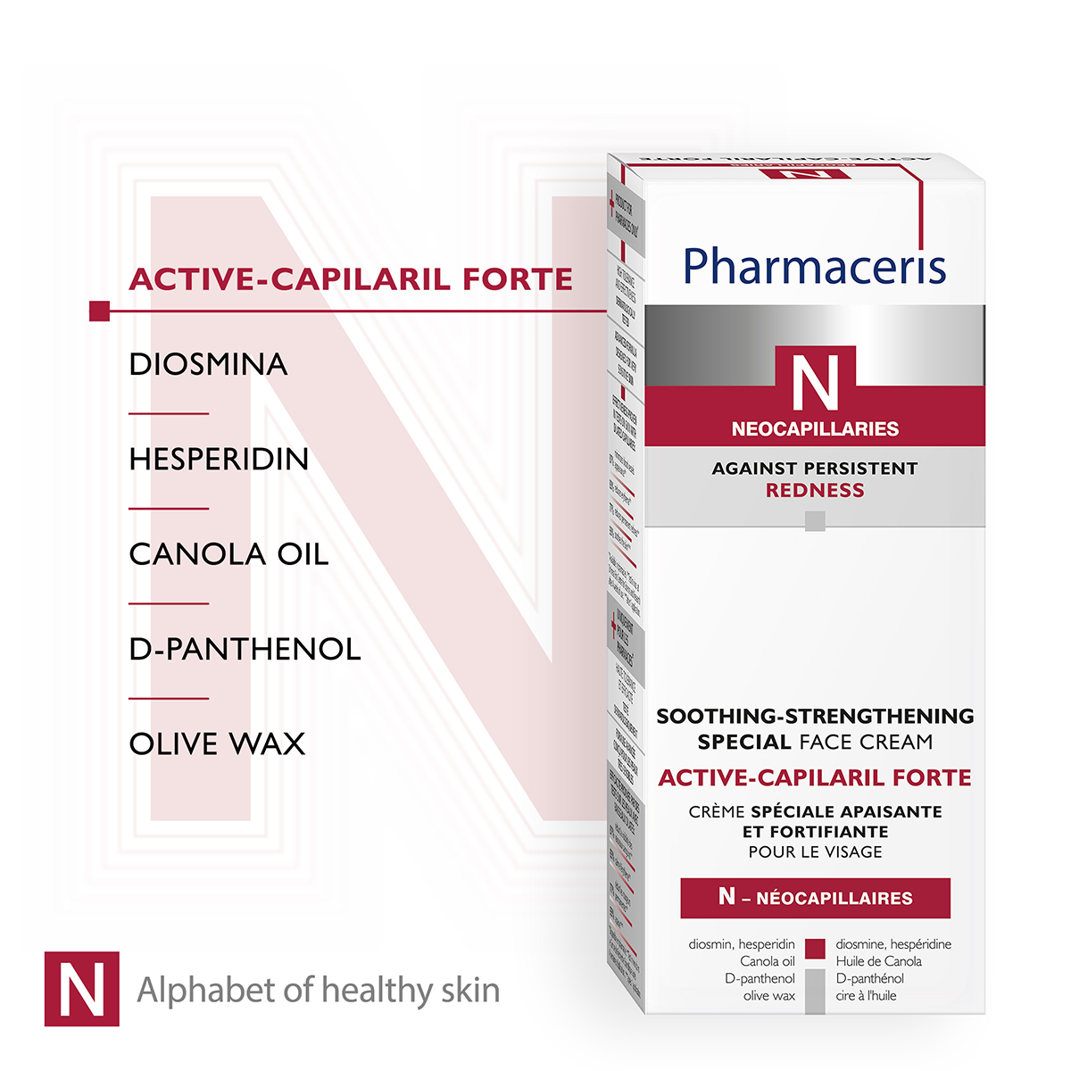 ACTIVE- CAPILARIL Pharmaceris Krem Fytyre