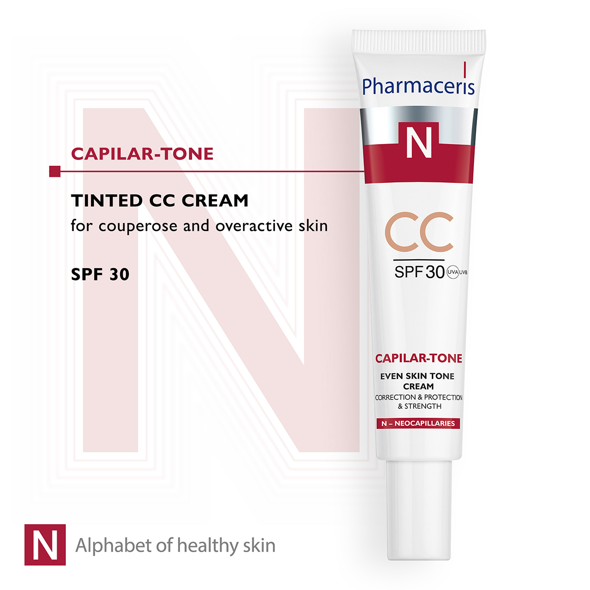 CAPILAR-TONE SPF 30+ Pharmaceris Krem BB