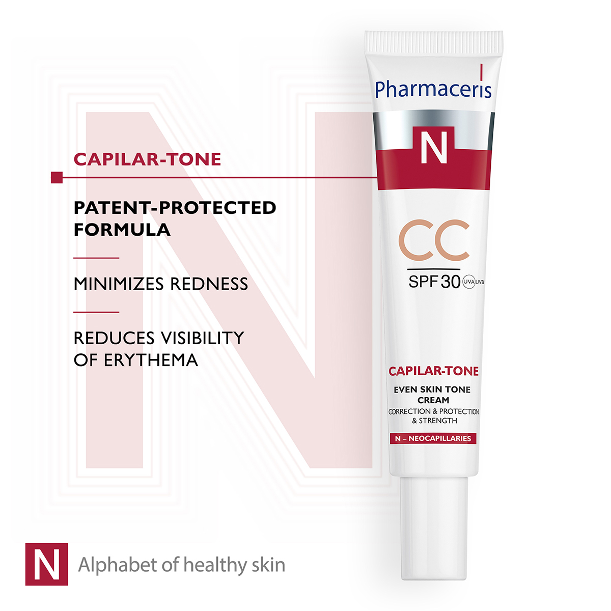 CAPILAR-TONE SPF 30+ Pharmaceris Krem BB
