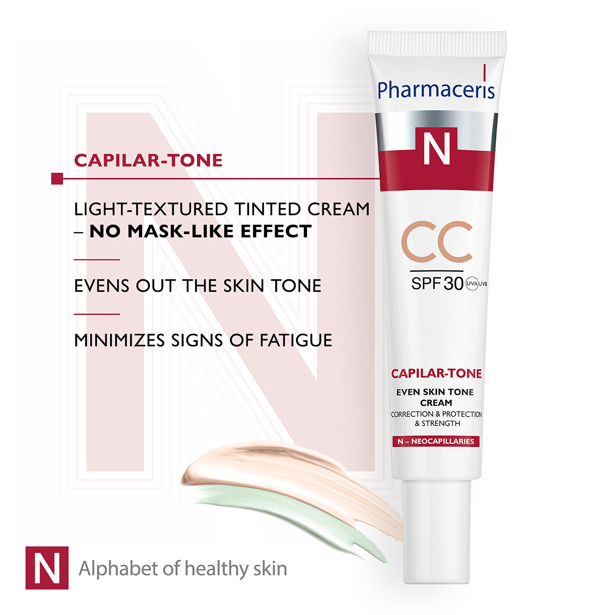 CAPILAR-TONE SPF 30+ Pharmaceris Krem BB