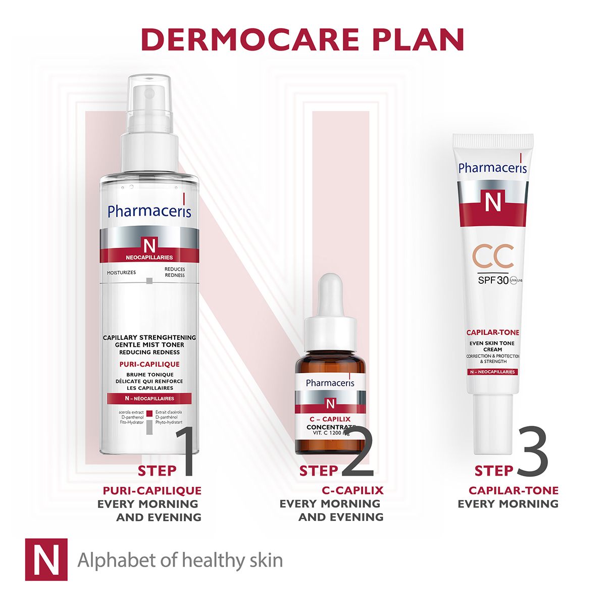 CAPILAR-TONE SPF 30+ Pharmaceris Krem BB