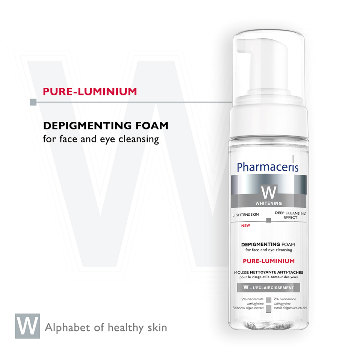 PURE-LUMINIUM Pharmaceris Shkumë Pastruese
