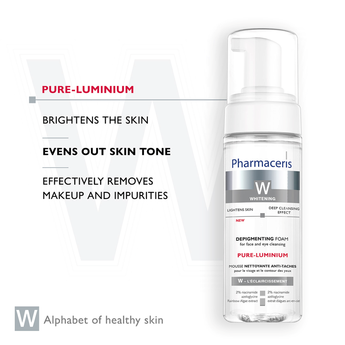 PURE-LUMINIUM Pharmaceris Shkumë Pastruese
