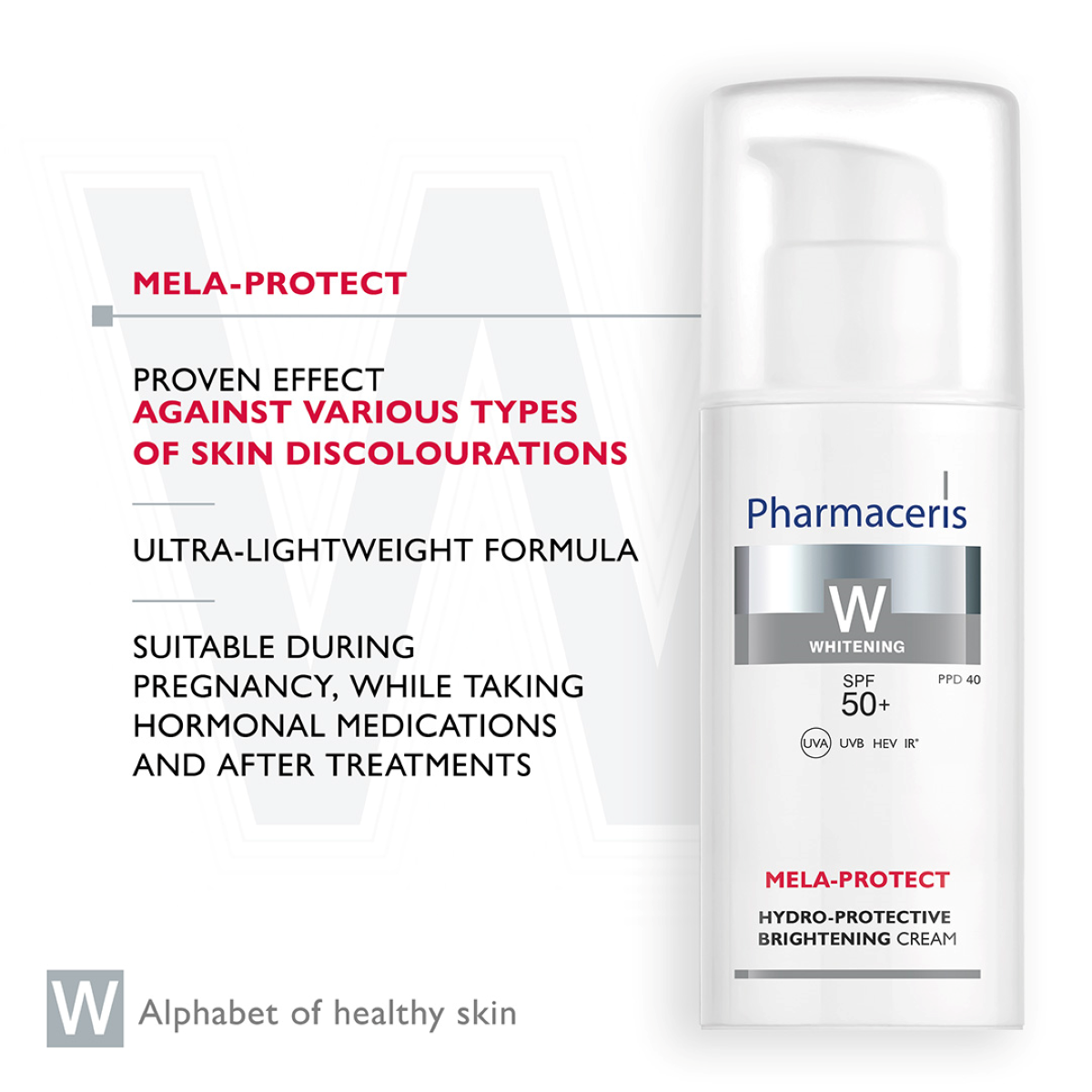 MELA-PROTECT SPF 50+ PPD40 Pharmaceris Krem Fytyre