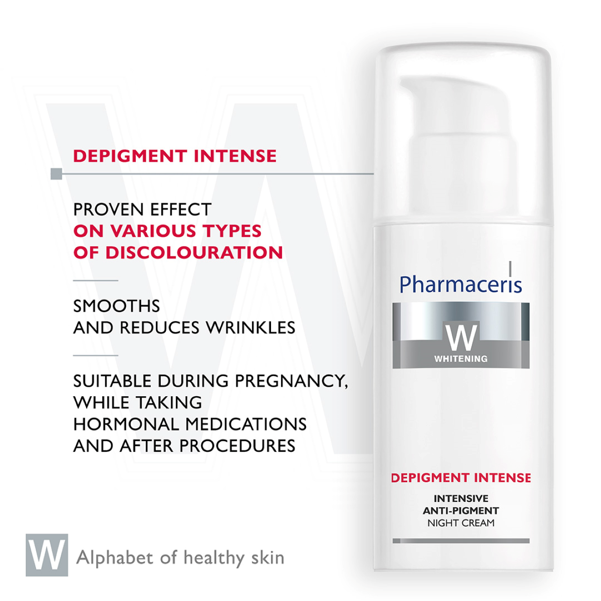 DEPIGMENT INTENSE 5% Pharmaceris Krem Fytyre