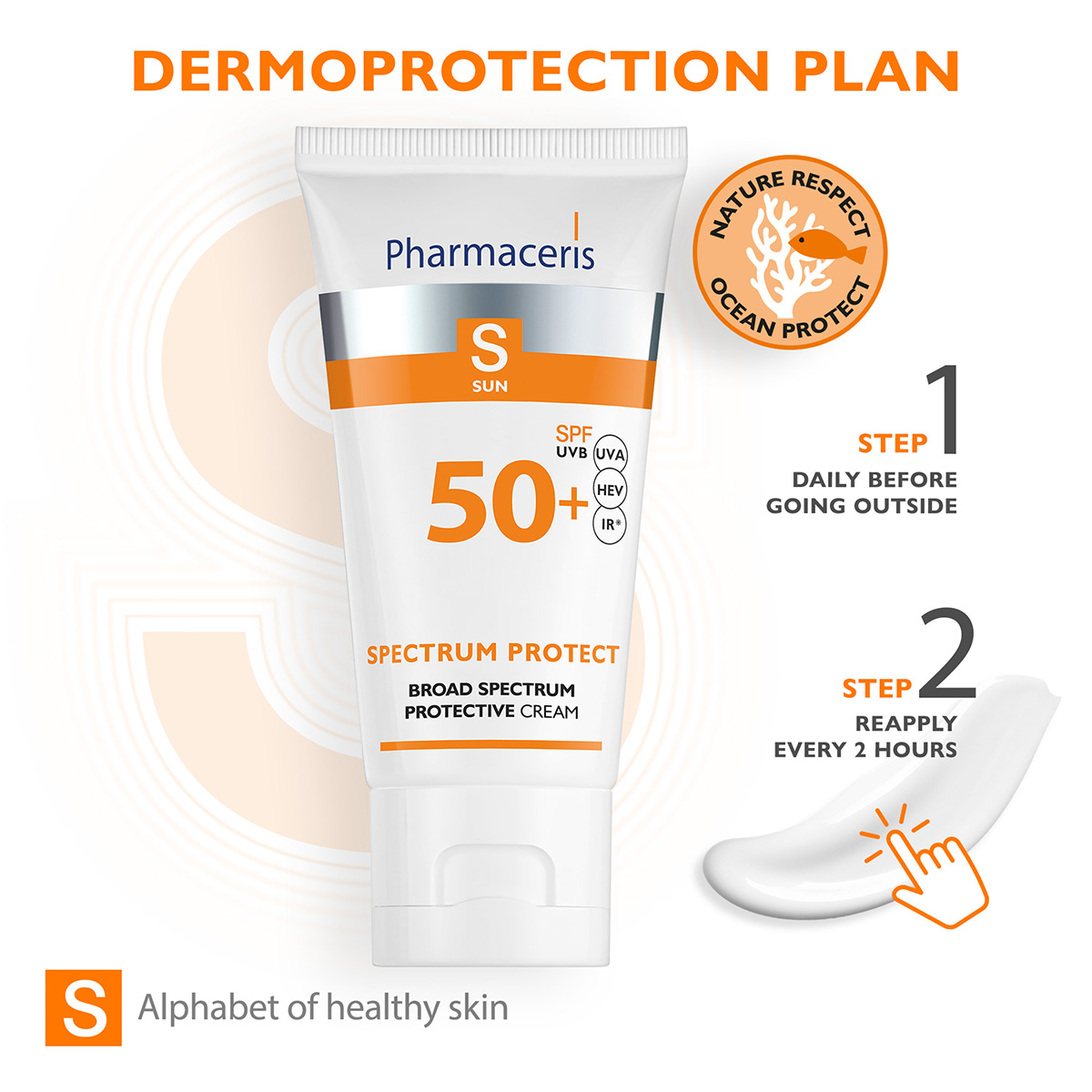BROAD SPECTRUM SPF 50+ Pharmaceris Krem Dielli