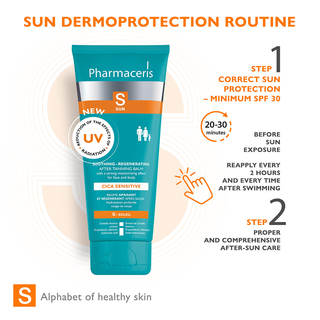 After Sun CICA SENSITIVE Pharmaceris Krem Dielli