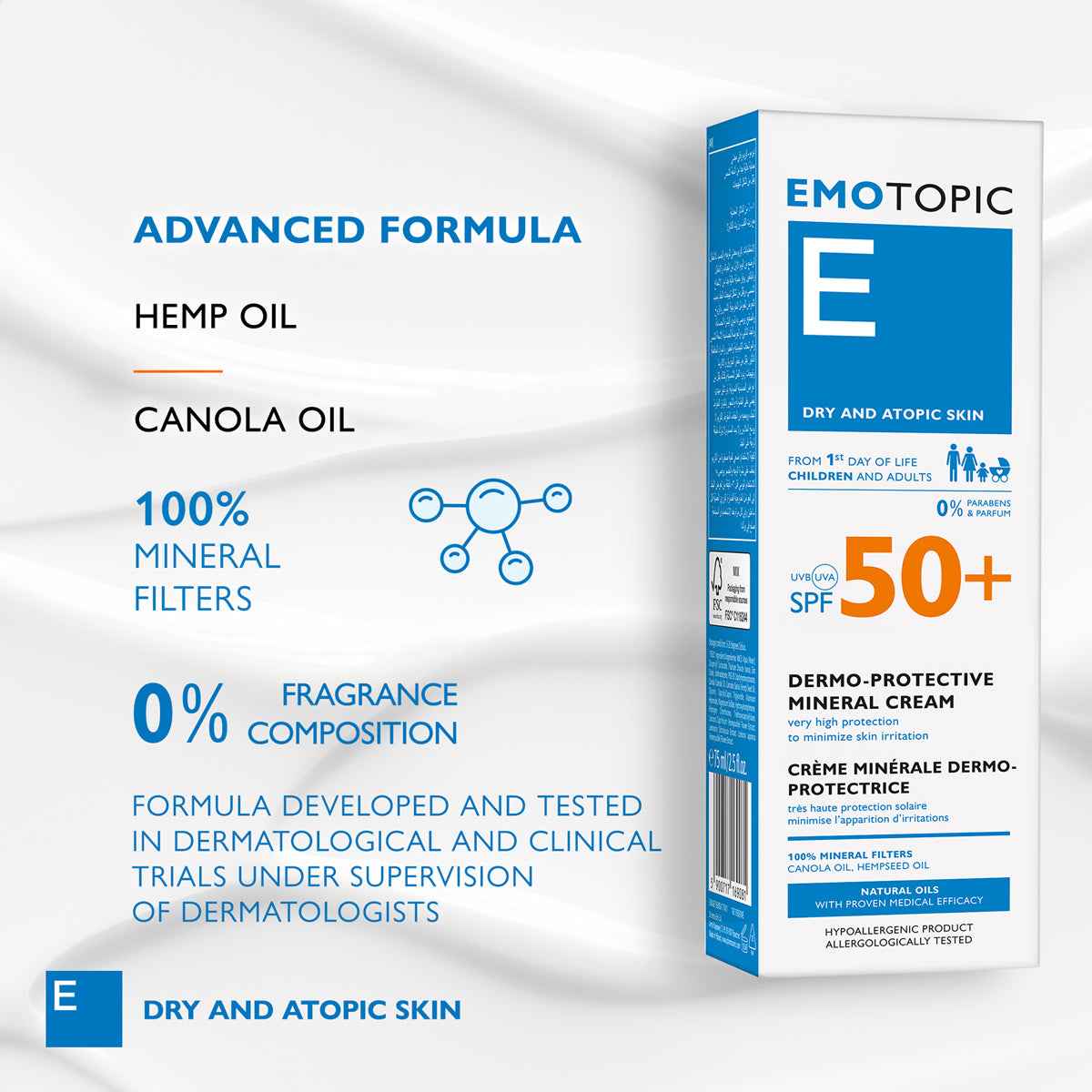 DERMO-PROTECTIVE MINERAL CREM SPF 50+ Pharmaceris Krem Dielli