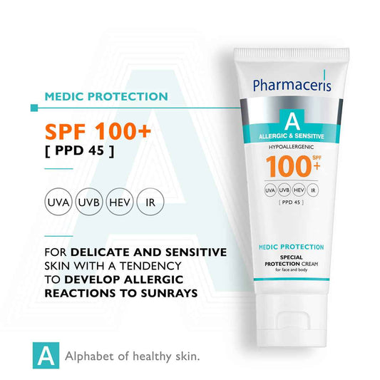 MEDIC PROTECTION SPF 100+ Pharmaceris Krem Dielli