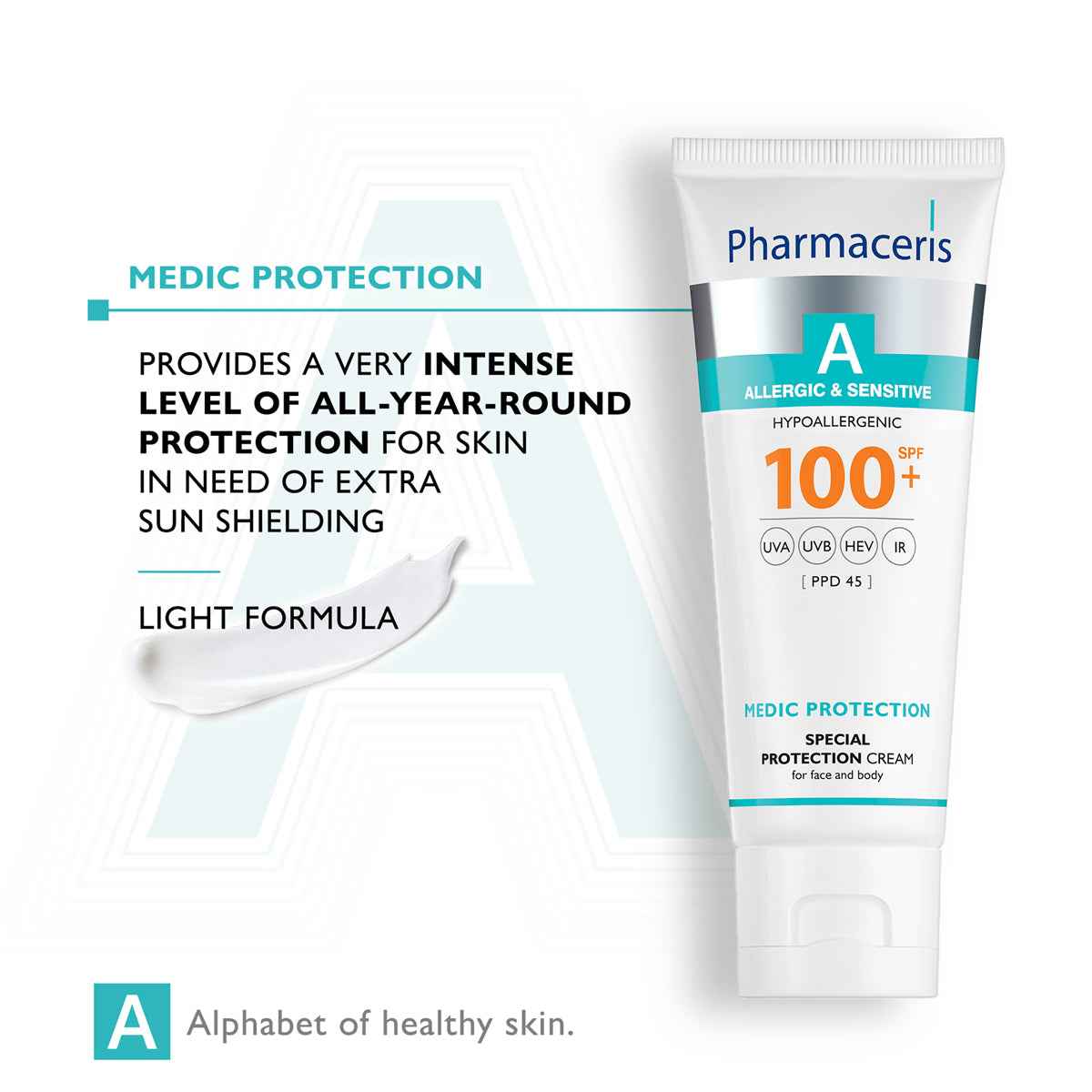 MEDIC PROTECTION SPF 100+ Pharmaceris Krem Dielli