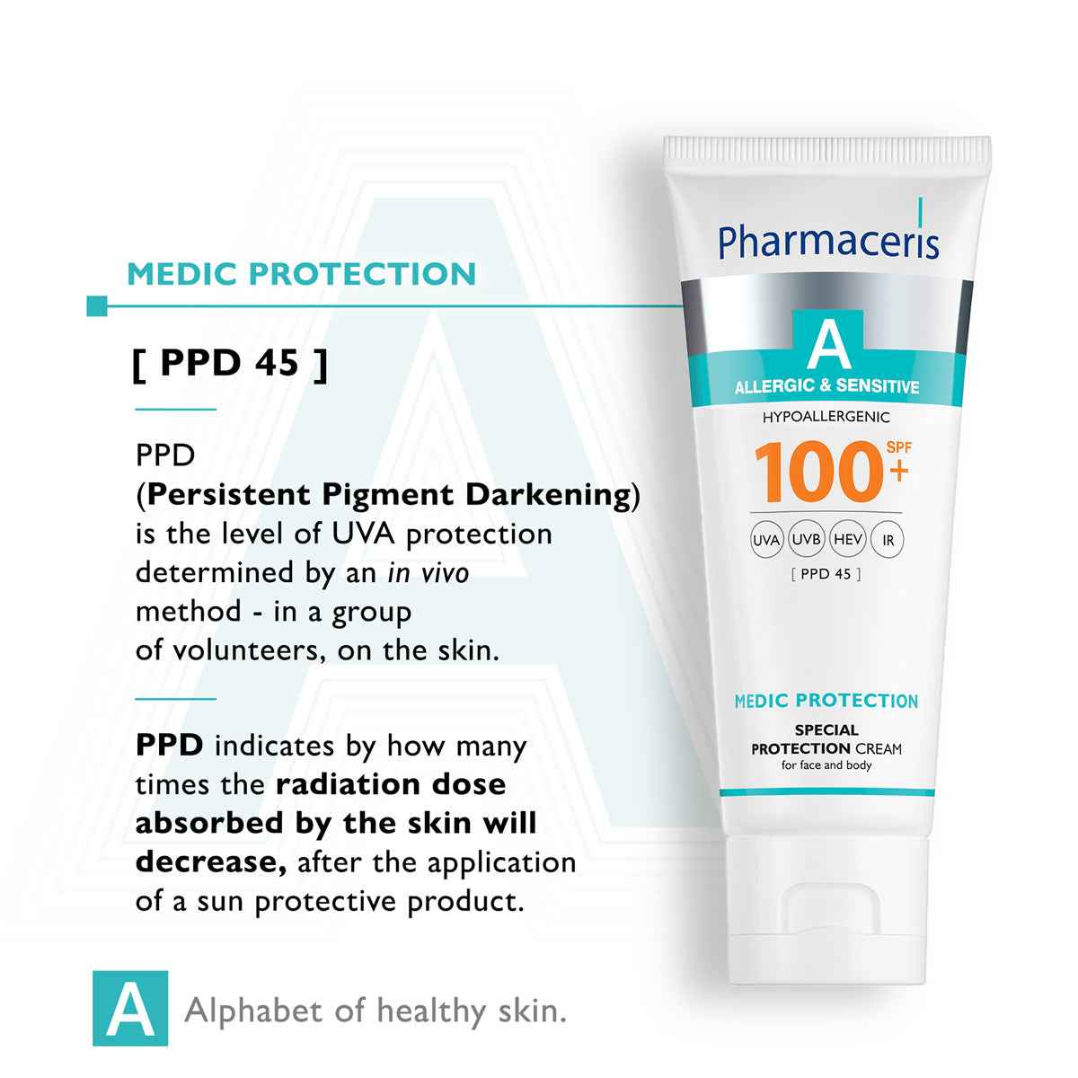 MEDIC PROTECTION SPF 100+ Pharmaceris Krem Dielli