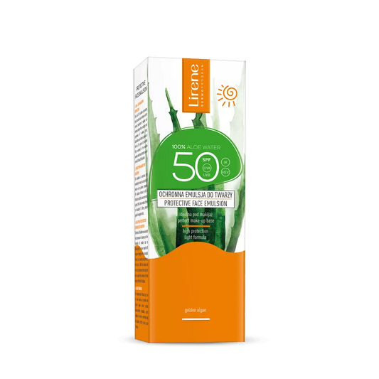 FACE SUN PROTECTION WITH ALOE SPF 50 Lirene Krem Dielli