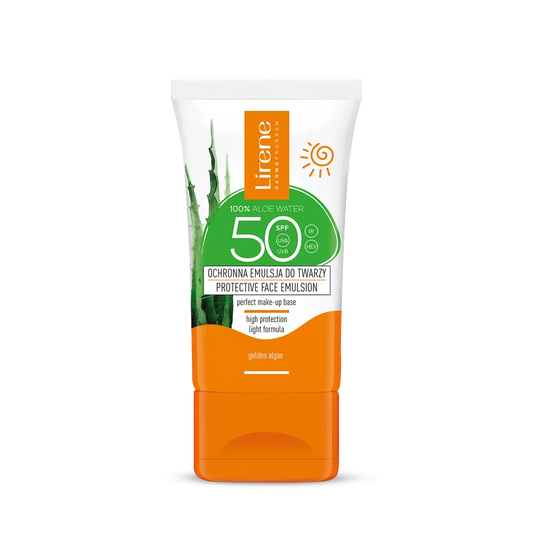 FACE SUN PROTECTION WITH ALOE SPF 50 Lirene Krem Dielli