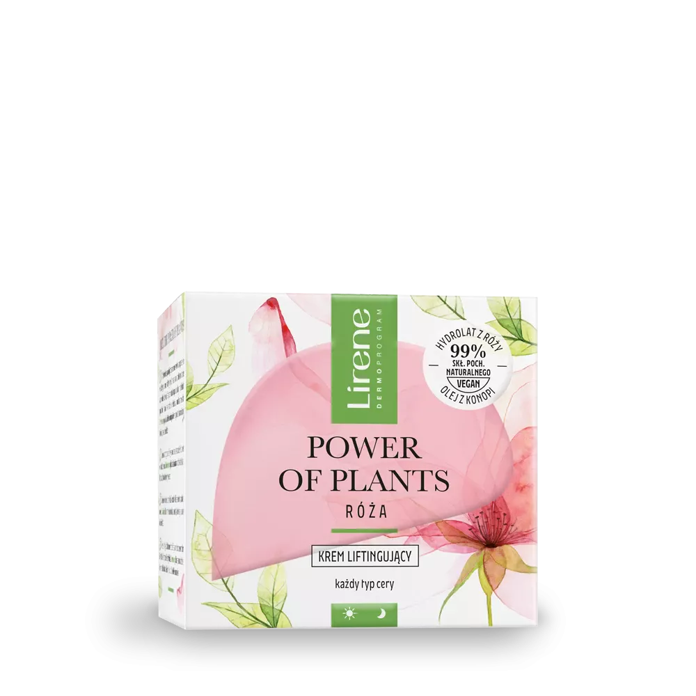 Power of Plants ROSE Lifting face cream Lirene Krem Fytyre