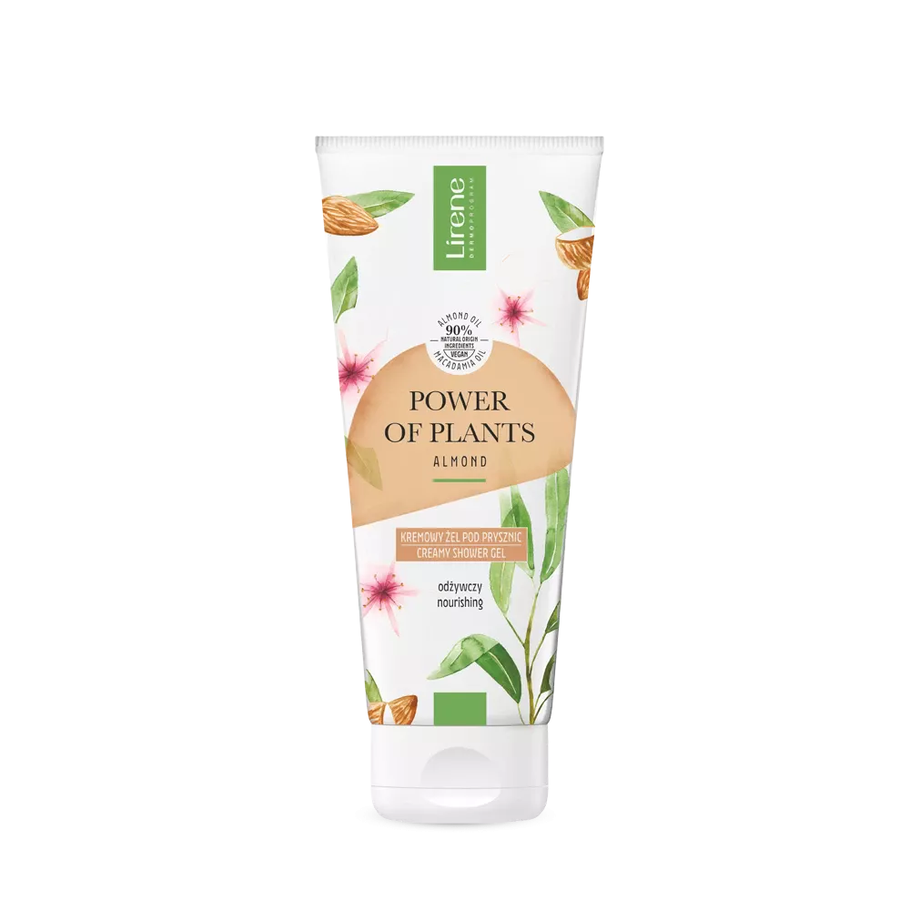 Power of Plants NOURISHING CREAMY SHOWER GEL ALMOND Lirene Krem Dushi