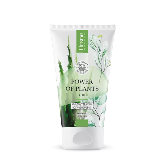 Power of Plants ALOE Moisturising face cleansing gel Lirene Xhel Pastrues