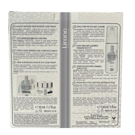 Lirene Whitening Mousse zbardhues + Krem nate zbardhues Lirene Krem