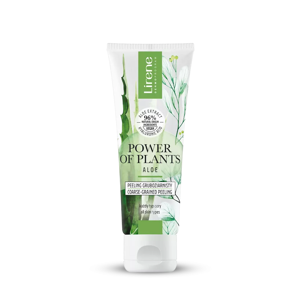 Power of Plants ALOE Coarse-grained face peeling Lirene Peeling Fytyre