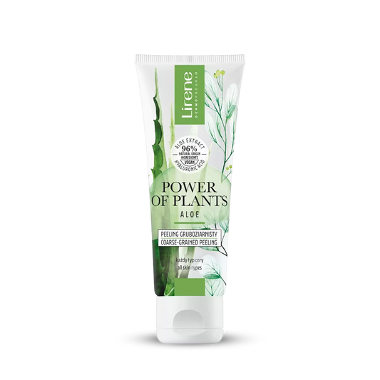 Power of Plants ALOE Coarse-grained face peeling Lirene Peeling Fytyre