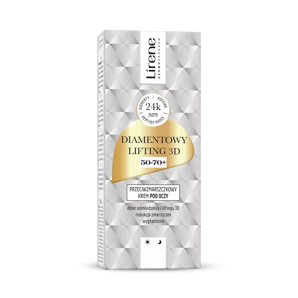 Diamond lifting 3D anti-wrinkle lifting eye cream Lirene Krem Sysh